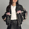 Ropa Mujer Harajuku Jackets for Women Streetwear Vintage Oversized Outwear Korean Y2k Clothes Fashion Bow Casual PU Coat
