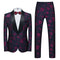 Foreign Trade Men's Suit Set, Spring and Autumn New 803 Host, Emcee, Wedding Groomsman, Jacquard L Two-piece Set