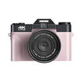 4K Digital Camera For Photography and Video Auto focus Anti-Shake 48MP Compact Vlogging Camera 3' '180°Flip Screen with Flash
