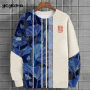 Ukiyo-E Men's Sweatshirt Autumn Oversized Hoodies for Men Long Sleeve T-Shirt Tops Loose Casual New in Hoodies & Sweatshirts Top