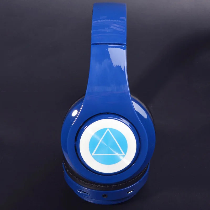 Miku Nakano Sanjiu Cosplay Wireless Bluetooth-compatible Headset 5.0 Over-ear Stereo Anime Headphones with Mic for Mobile Phone