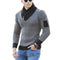 Sweater Turtleneck Men Winter Fashion Vintage Style Sweater Male Slim Fit Warm Pullovers Knitted Wool Sweaters Thick Top Men