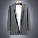 Men Jacket Suit Coat Plus Size 6XL 7XL 8XL Oversize 2023 Black Street Trench  Loose Male Business Simple Cotton Windbreaker Coat