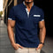 Men's Fashion Casual Solid Color Short sleeved POLO Shirt Summer Breathable Comfortable Men's Luxury Top