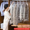 5 large protection household side pull hanging vacuum compression bag transparent hanging down jacket clothes dust storage bag