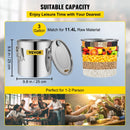 VEVOR 3/5/8/13.2 Gal Alcohol Brewing Distiller DIY Moonshine Apparatus Stainless Steel Still Whisky Beer Brandy Home Appliance