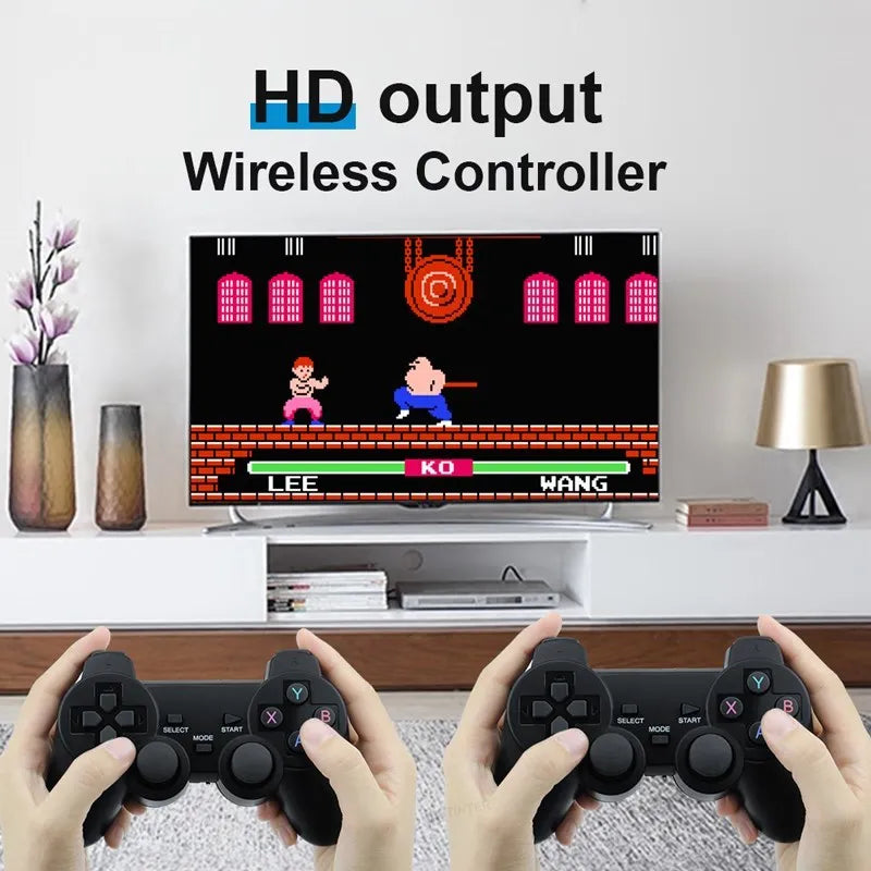Video Game Console Built-in 40000 Games  Wireless Controller TV Game Stick 4K HD Retro Mini Handheld Game Player