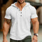Men's New Summer Trend Hoodie Slim Fit Comfortable Short Sleeve High Quality Casual Classic Drawstring Hooded Pullover T-Shirt T