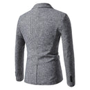 Autumn and Winter New Men's Fashion Casual Men's Suit Plaid Small Blazer Jacket
