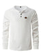 Cross-border Europe and America 2025 new Waffle spring sports men's POLO shirt lapel solid color long-sleeved golf fitness top