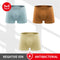 MiiOW 3Pcs Big Pouch Sexy Men Underwear Ultra Thin Seamless Ice Silk Men's Panties Antibacterial Breathable Man Boxer Underpants