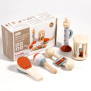 Toddlers Montessori Musical Instruments Set Wooden Percussion Instruments Toys Kids Preschool Educational Birthday Gifts