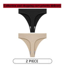 CINOON 2Pcs/Lot Women Sexy 5 Color Panties Low-waist Comfort Underwear G String Thong Breathable Lingerie Temptation Intimates