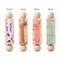 1PC Wooden Baby Rattles Toy Rotating Animal Shaped Matching Blocks Toy Baby Exercise Coordination Puzzle Montessori Toy Kid Gift
