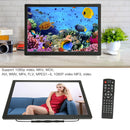 15.4 Inch Digital Television Multifunction Support 1080P Video Rechargeable Portable TV