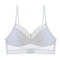 Backless Strapless Bra Push Up Plus Size Women Bralette Wire Free Sexy Lace Thin Dots Mesh Lingerie Worldcup Low Back Underwear