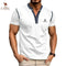 Men's embroidered high-quality cotton polo shirt new summer fashion casual breathable cool top