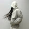 Y2K Autumn And Winter New American Fashion Double Zipper Solid Color Warm Oversize Down Jacket Men's Harajuku Couple Casual Coat