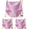 3pcs Cotton Women Panties Lady Plus Size Underwear Lace High Waist Briefs Breathable Solid Color Female Lingerie