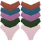 WHPC 10PCS/Set Women's Panties Seamless Fashion V-Cut Underwear Sexy Lingerie Comfort Sports Briefs Breathable Female Underpants
