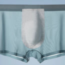 MiiOW 3Pcs Big Pouch Sexy Men Underwear Ultra Thin Seamless Ice Silk Men's Panties Antibacterial Breathable Man Boxer Underpants
