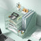 Office desktop file rack metal bookstand Multi-function integrated storage rack Office supplies folder storage box Multi-layer