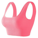 Seamless Knitted Sports Fitness Yoga Bra and Underwear