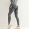 Fitness Women Sport Seamless Leggings High Waist Elastic Solid Yoga Leggings Gym Trainning Joggings Pants Female Gym Accessories