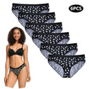 6pcs Women's Panties Sexy Underwear Women Briefs Brazilian Lingerie High Waist Female Underpants Plus Size