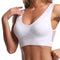 1pcs Women Sports Bra Large Size No Steel Ring Seamless Underwear Removable Chest Pad Runing Sport Hollow Mesh Vest Bras