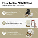 Niimbot B1/B21 Label Thermal Printer Mini Pocket Barcode Maker Bluetooth Printers Self-adhesive Sticker Machine With GiftLabel
