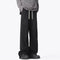 New Korean Fashion Pleated Wide-leg Sweatpants For Men Hip Hop Solid Color Baggy Pants Y2K Streetwear Gray Straight Trousers