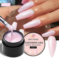 MEET ACROSS 8ml Aurora Extension Nail Gel Polish Glitter Sparkling Nail Art Semi Permanent Building Gel For Nails Manicure