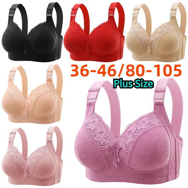 BC Cup Large Size Without Steel Ring Thin Cup Breathable Push Up Tops Bra Women Sexy Adjustable Underwear женские топики лифчики