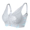 LERVANLA 2566 Strong Breathability Mastectomy Bra Women with Pocket Breast Form Pads Included Adjustable Cotton Comfort  Large