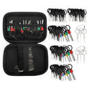 100Pcs Car Terminal Removal Repair Tools Electrical Wiring Crimp Connector Pin Extractor Kit Keys Automotive Plug Pullers
