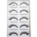 New 5 Pairs Natural 3D False Eyelashes Makeup Mink Eyelash Fake Eye Lashes Faux Cils Make Up Beauty Maquillaje Tools H13 Cat