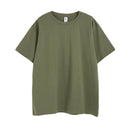Men's 260gsm Heavyweight Cotton T-Shirt Oversized Drop Shoulder Round Neck Short Sleeve Tee Multi Colors/Sizes