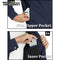TACVASEN Lightweight Work Jackets Mens Classic Tunic Style Zipper Pockets Bomber Jackets Full Zip Spring Fall Jacket Outwear