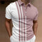 Fashion Polo Shirt For Men 3d Stripe T-Shirt Tops Summer Short Sleeve High Quality Polo Shirts Black Tees Casual men's Clothes