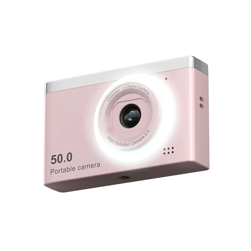 Digital Camera Travel Selfie Camara 2.4inch Screen 8X Zoom Digital Camera Kids Campus Selfie Mini Retro Cam with Fill Light