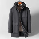 High Quality Winter New Men's Jacket Coat Windbreaker Down Jacket Thick Thermal Men Hooded Long Parka Windbreaker Cotton-padded