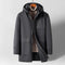 High Quality Winter New Men's Jacket Coat Windbreaker Down Jacket Thick Thermal Men Hooded Long Parka Windbreaker Cotton-padded