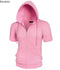 New 2025 Men's Casual Sweatshirts Short Sleeve Hoodies Jacket Solid Slim Zip Man Sport Tops Comfotable Outdoor Clothes for Men