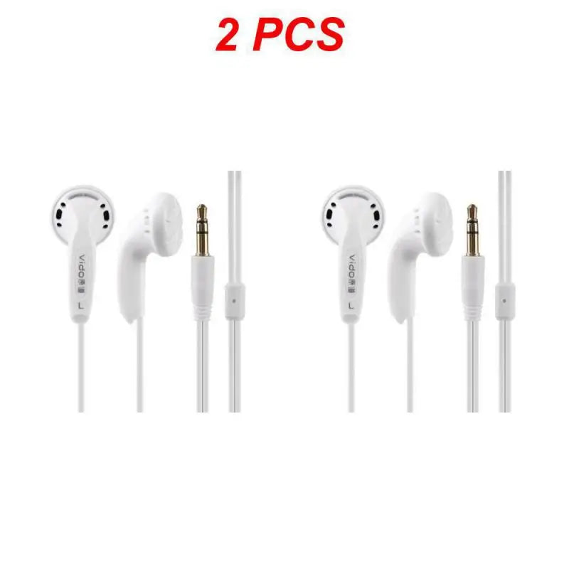 New Vido High Quality Wired Earphones Soundtrack Stereo Headset Game Headset Bass Noise Headphones Study Sports Headphone