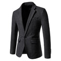 Autumn and Winter New Men's Fashion Casual Men's Suit Plaid Small Blazer Jacket