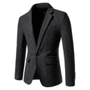 Autumn and Winter New Men's Fashion Casual Men's Suit Plaid Small Blazer Jacket