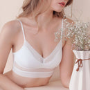 Backless Strapless Bra Push Up Plus Size Women Bralette Wire Free Sexy Lace Thin Dots Mesh Lingerie Worldcup Low Back Underwear