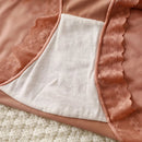 Plus Size Satin Panties Women's New Sexy High Quality Satin Transparent Mesh Women Underwear No Trace Big Briefs Large Sizes