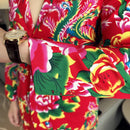 Nostalgia Style Suit 2-Piece, Men's Fashion Casual Suit Jacket & Trousers, Red & Black Available Blazer +Pants M-5XL